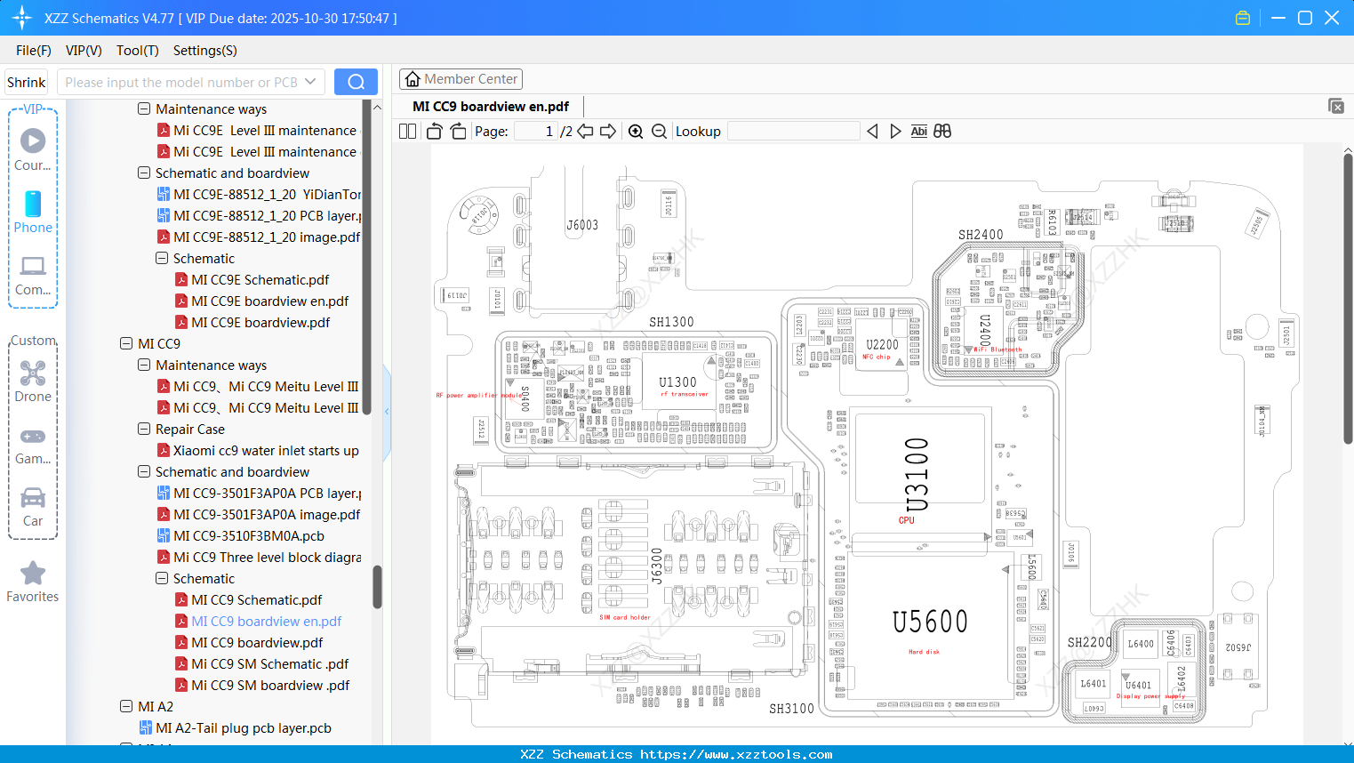 Xiaomi MI CC9 Boardview En